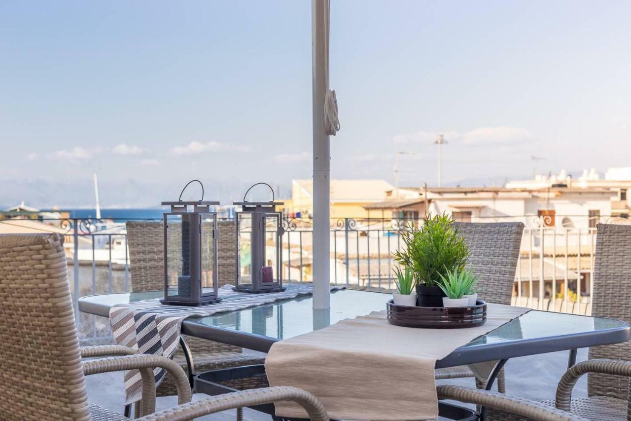 Spacious Maisonette - Roof Top View Of Corfu Port Mantouki Extérieur photo